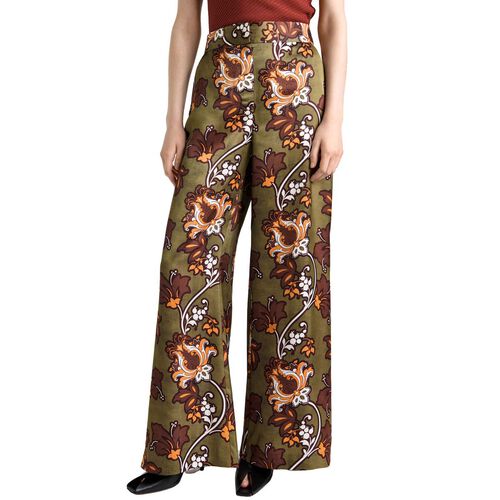 Cue Reverie Satin Wide Leg Pant